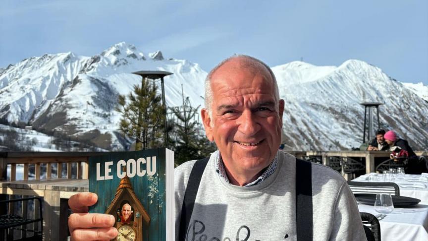 René Baudinet présente son livre « Le Cocu » devant le Lodji