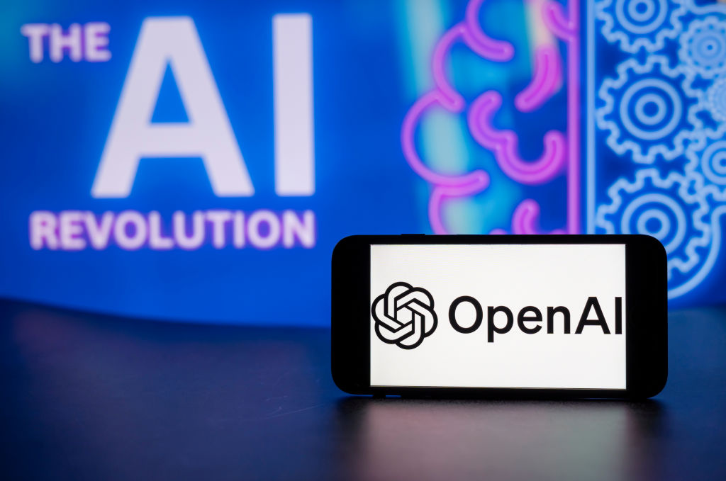 Het logo van Open AI